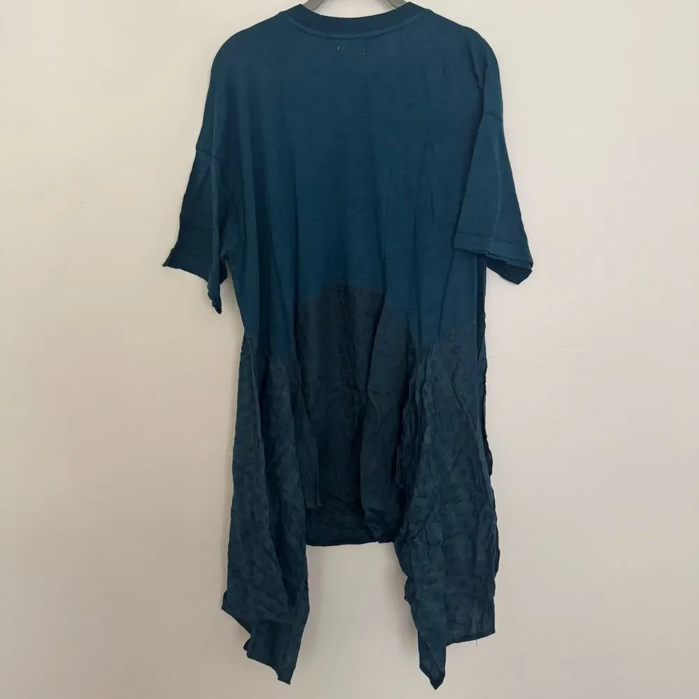 Free People Jerry Lounge T-shirt Dress in Dark Blue